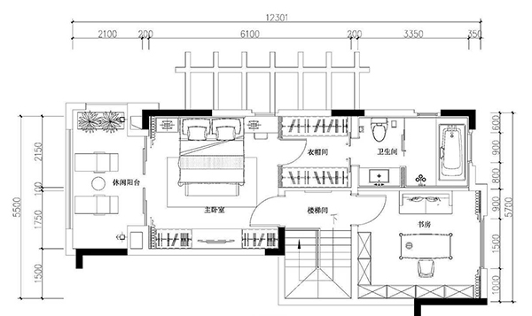 成都装饰公司大晶装饰|古典美式别墅 贵气浪漫与自在随意并存22