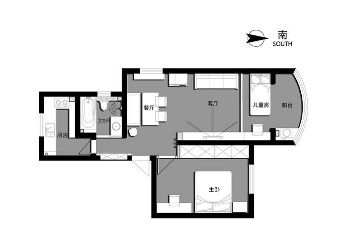 成都套餐装修公司大晶装饰公司|极富美感的北欧极简风装修案例