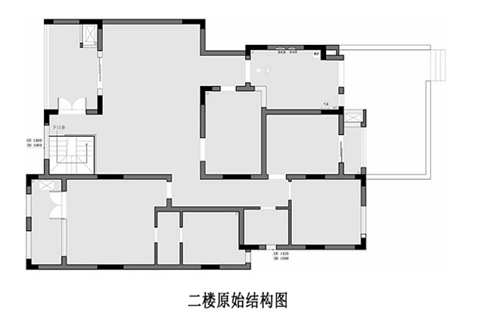 成都大晶装饰公司装修案例|冷色调+花草 冰与火的碰撞20