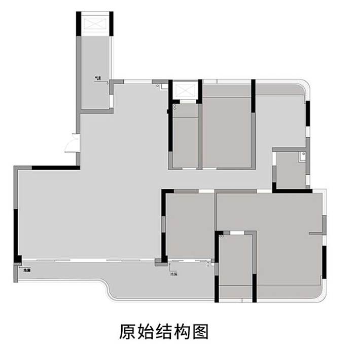 成都大晶装饰公司185㎡现代四室大平层装修 温文尔雅 清眸流盼