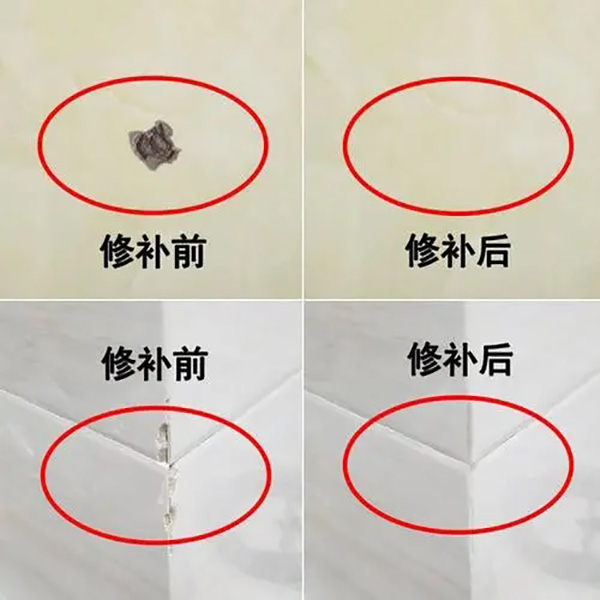 地砖釉面磨损后巨丑，大晶教您一招轻松修复！2